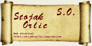 Stojak Orlić vizit kartica